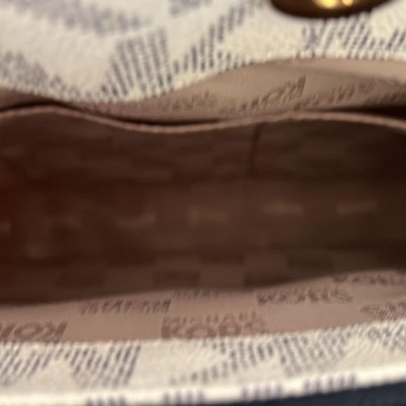 Michael Kors Hamilton Navy/Wht LG EW Tote 👜 - Picture 4 of 14